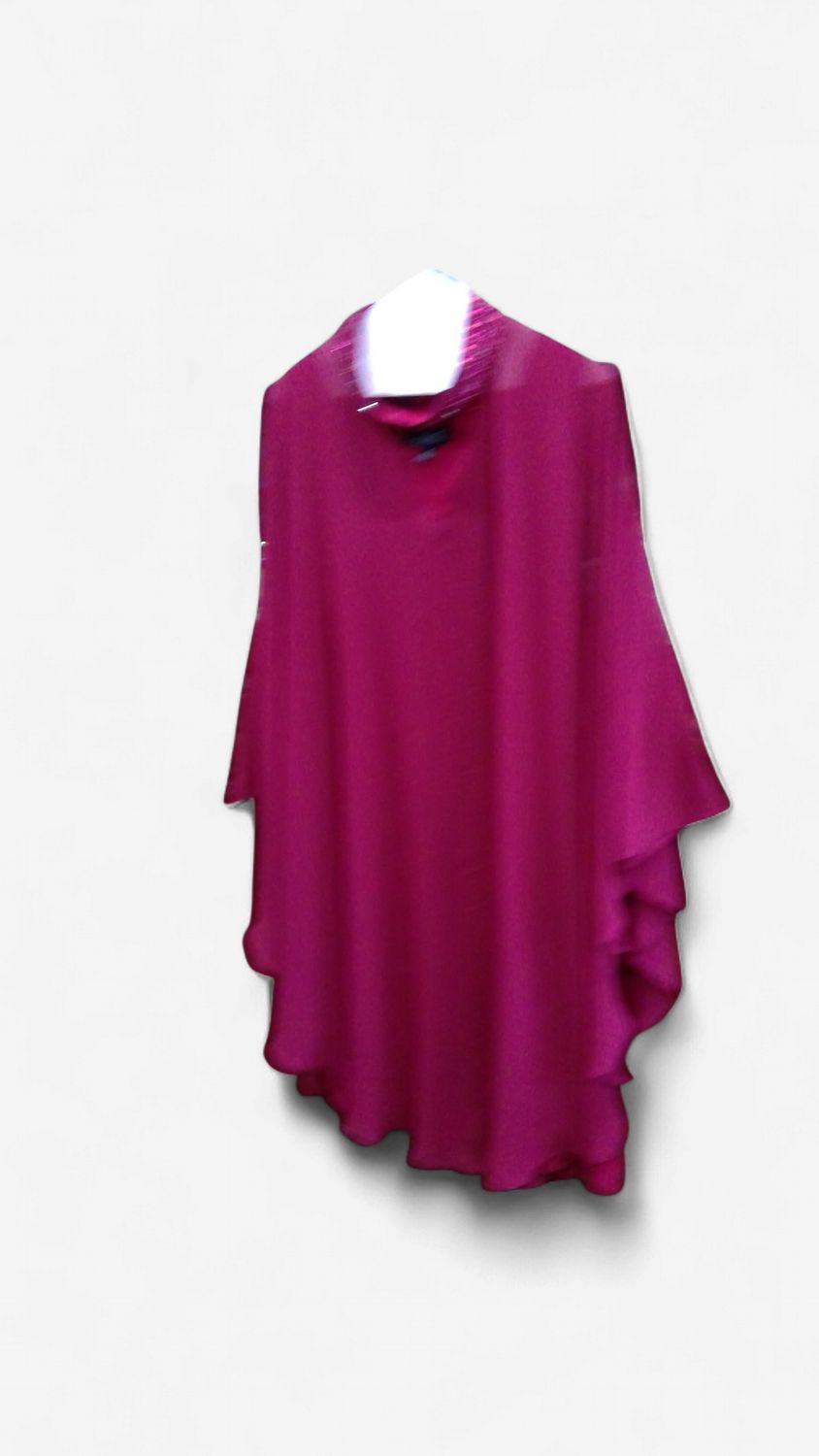 Chiffon v-neck Flutter Dress Ignite Evening size 14 cranberry color