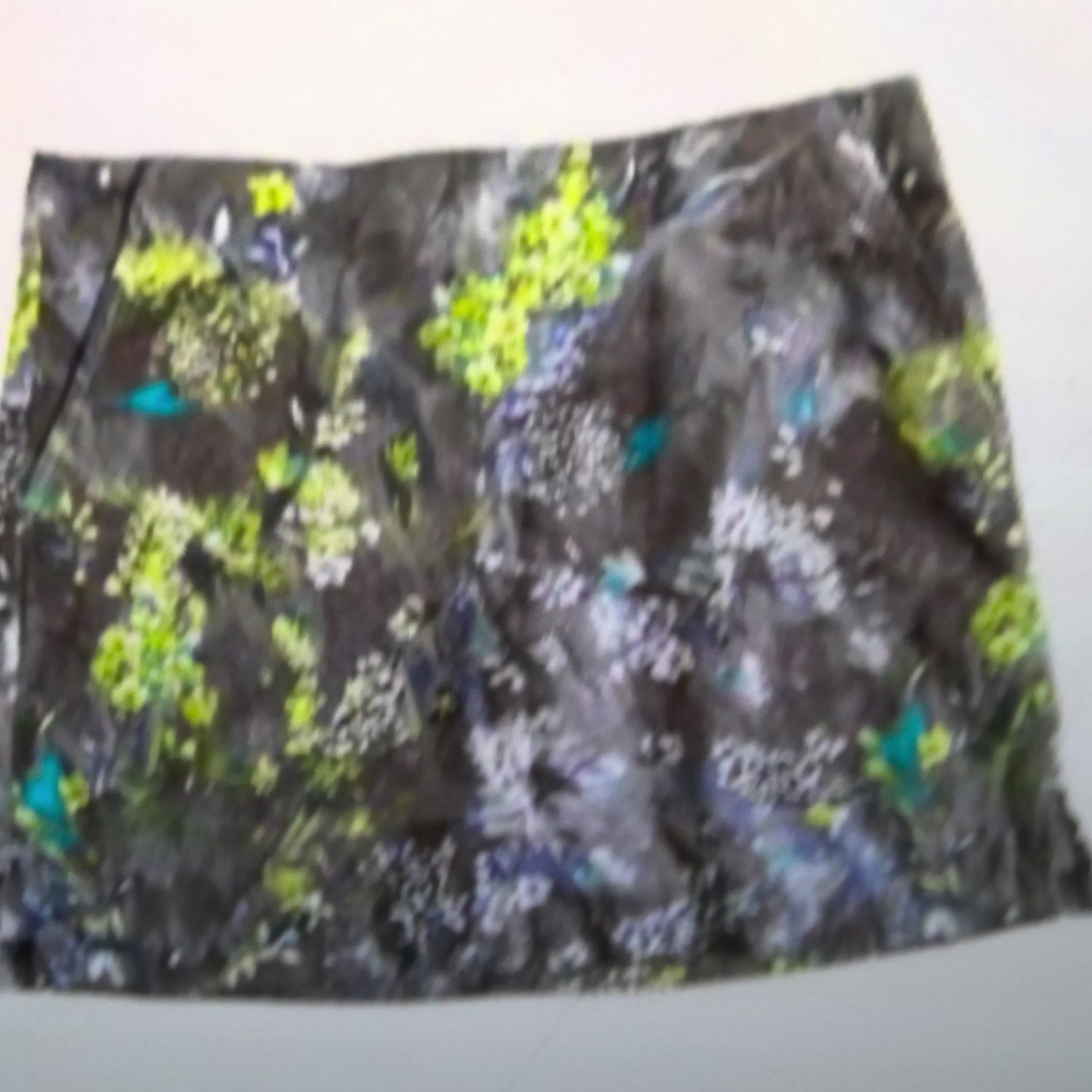 Lady Hagen Gray Floral Print Skort Size 12