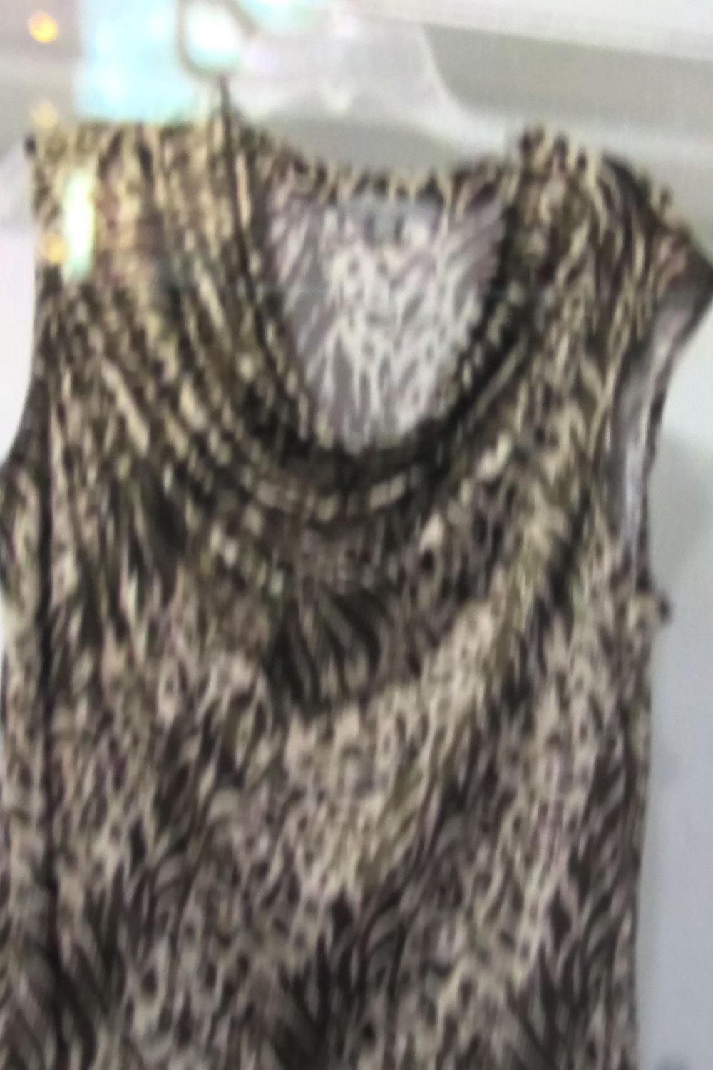 Cache Leopard Print Blouse Size m