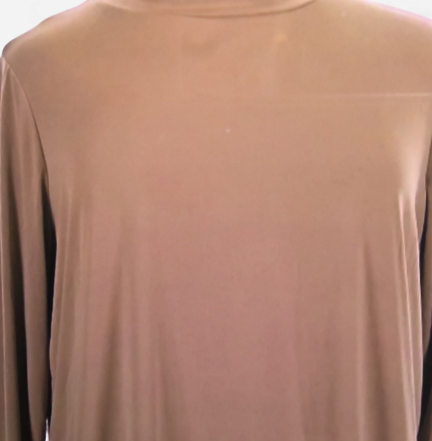Susan Graver Beige Long Sleeve Top Size xs