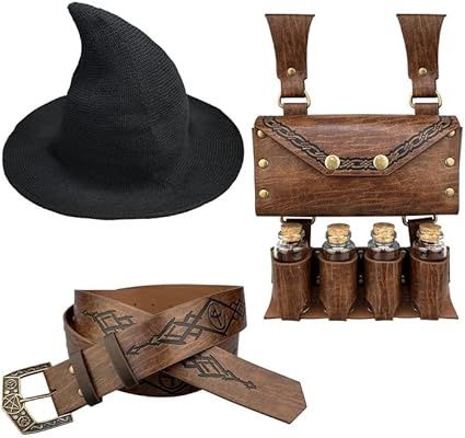 3 PC EpicCos Witch Renaissance Fair Kit