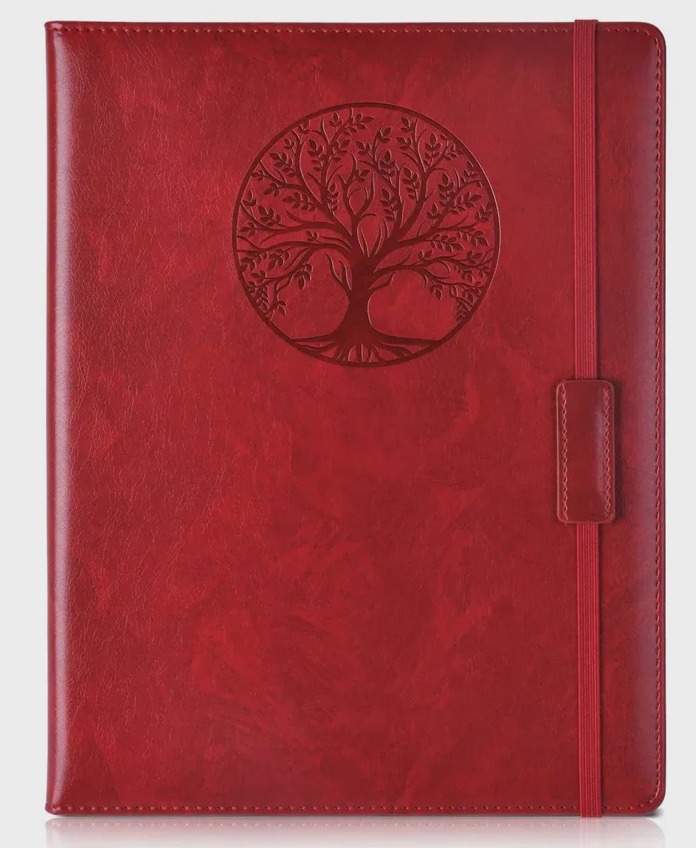 Lined Journal NotebookLined Journal Notebook for Women Men,256 Pages A4 Large Hardcover Leather Journals