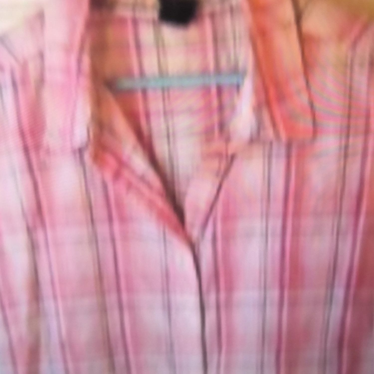 Laura Scott Pink Plaid Sleeveless Blouse SIZE XL