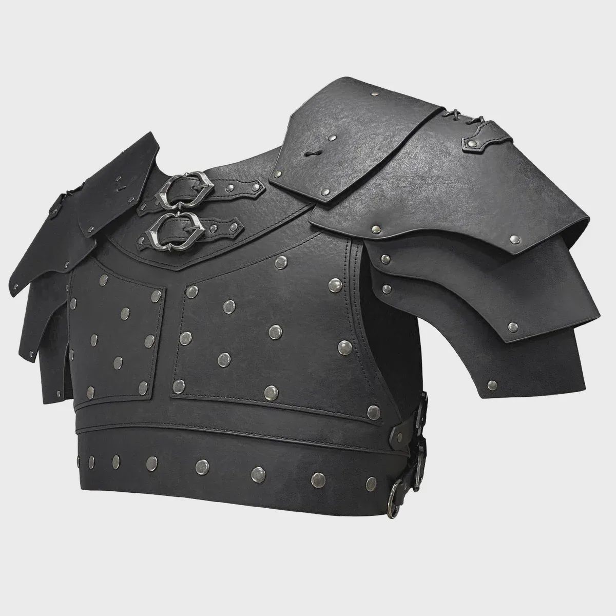 HiiFeuer Medieval Faux Leather Body Armor Cuirass