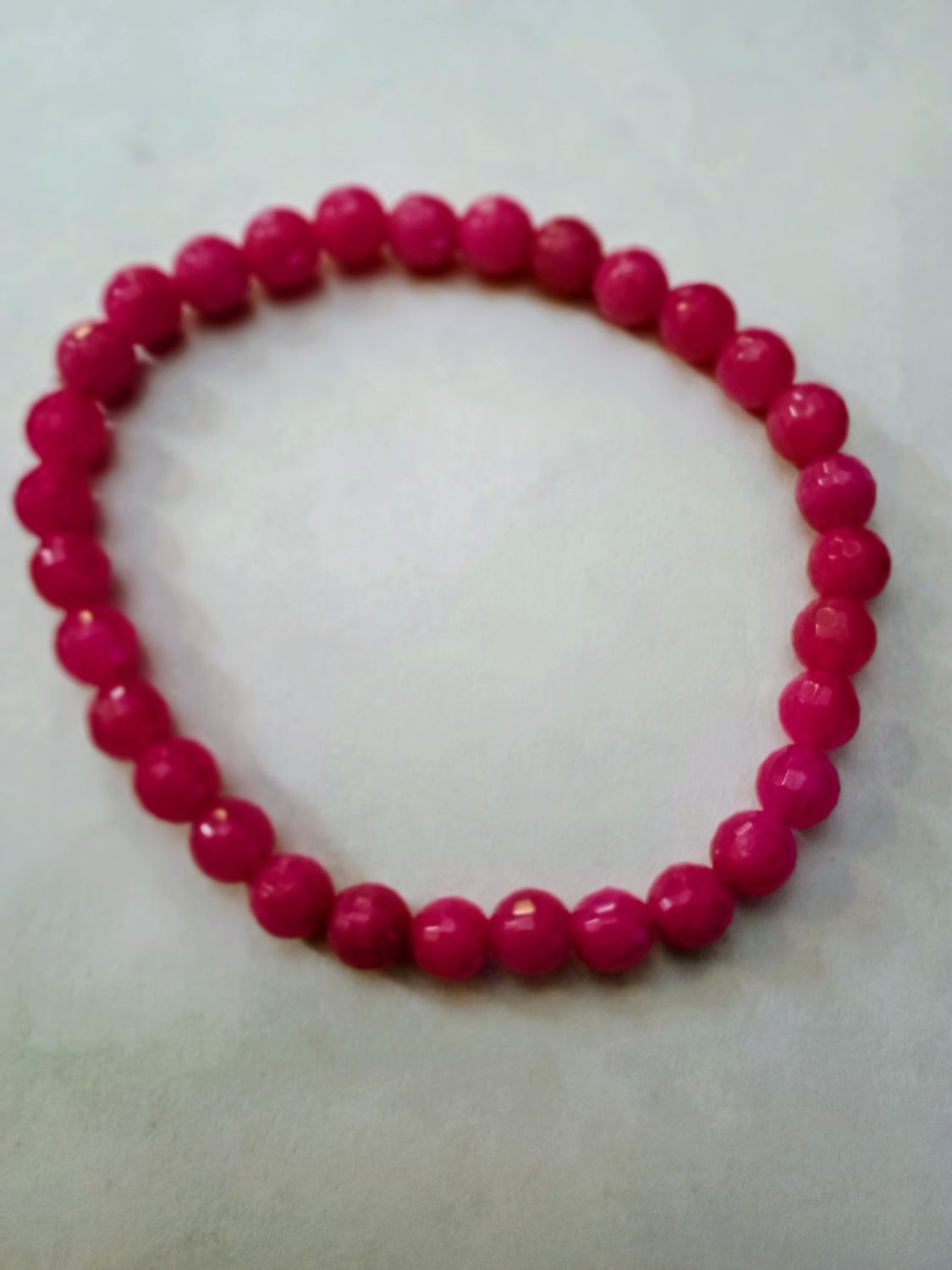 Raspberry Mountain Jade Bracelet