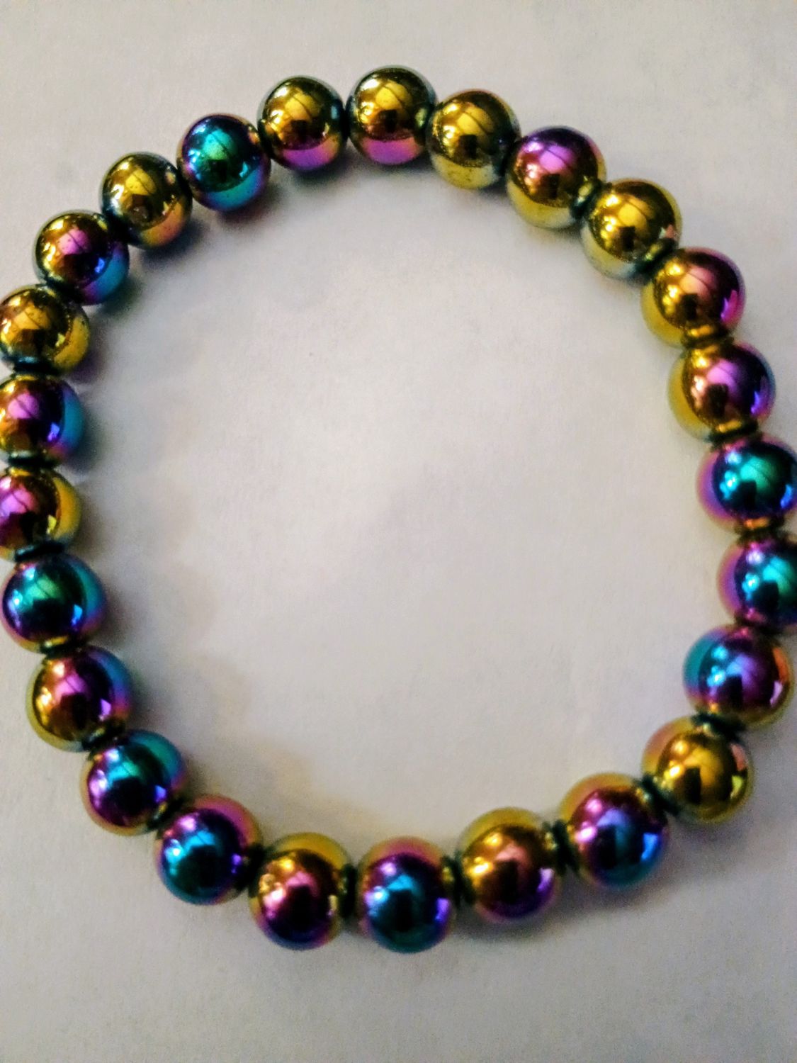 Rainbow Hematite Bracelet