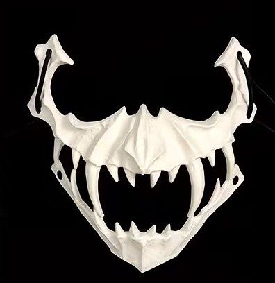 Anime Horror Mask, Colour: White