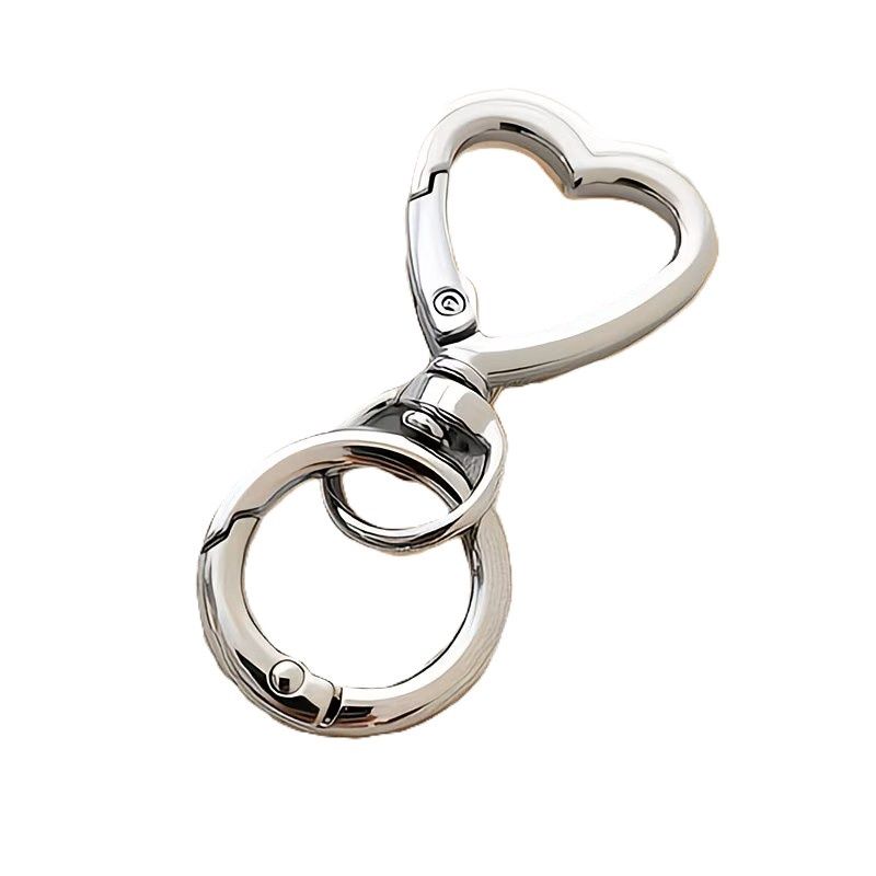 HEAR SHAPED METAL KEYCHAINS