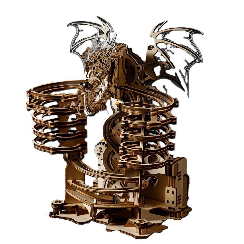 3D Magic Dragon Run Puzzle Model Set