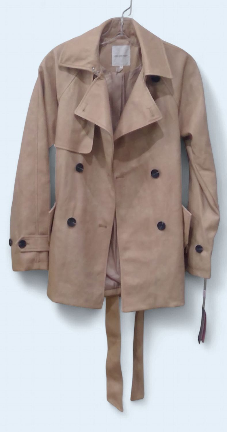 Avec Les Filles Faux Leather Trenchcoat size Small Avec Les Filles Faux Leather Trenchcoat size Small
