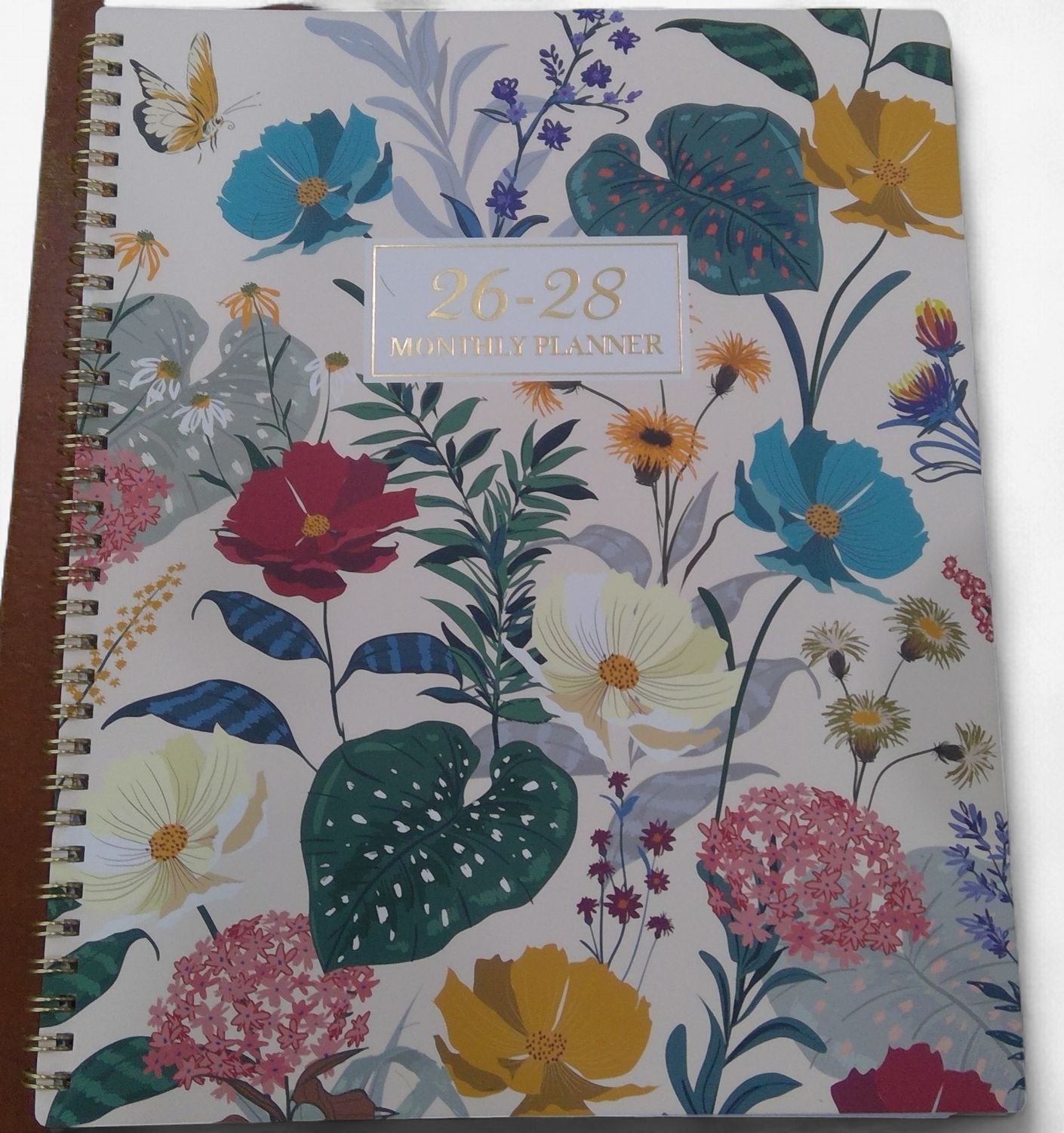 2026/2028 Monthly Planner w/ Flowers &amp; Butterflies