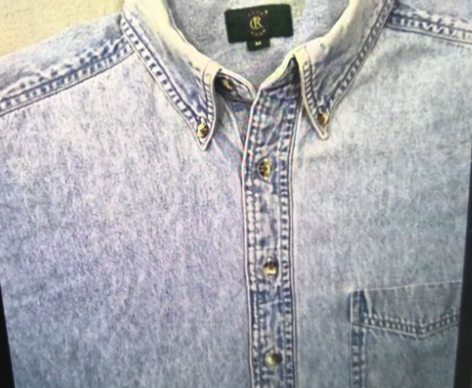 Club Room Denim Shirt Size l
