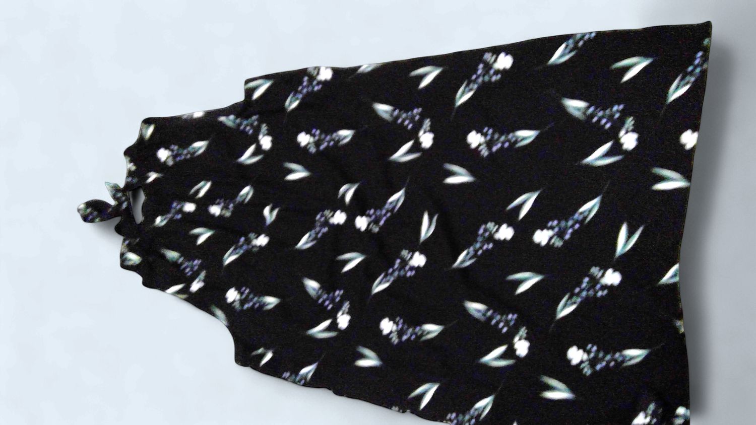 Black Flowered Dress Size XL