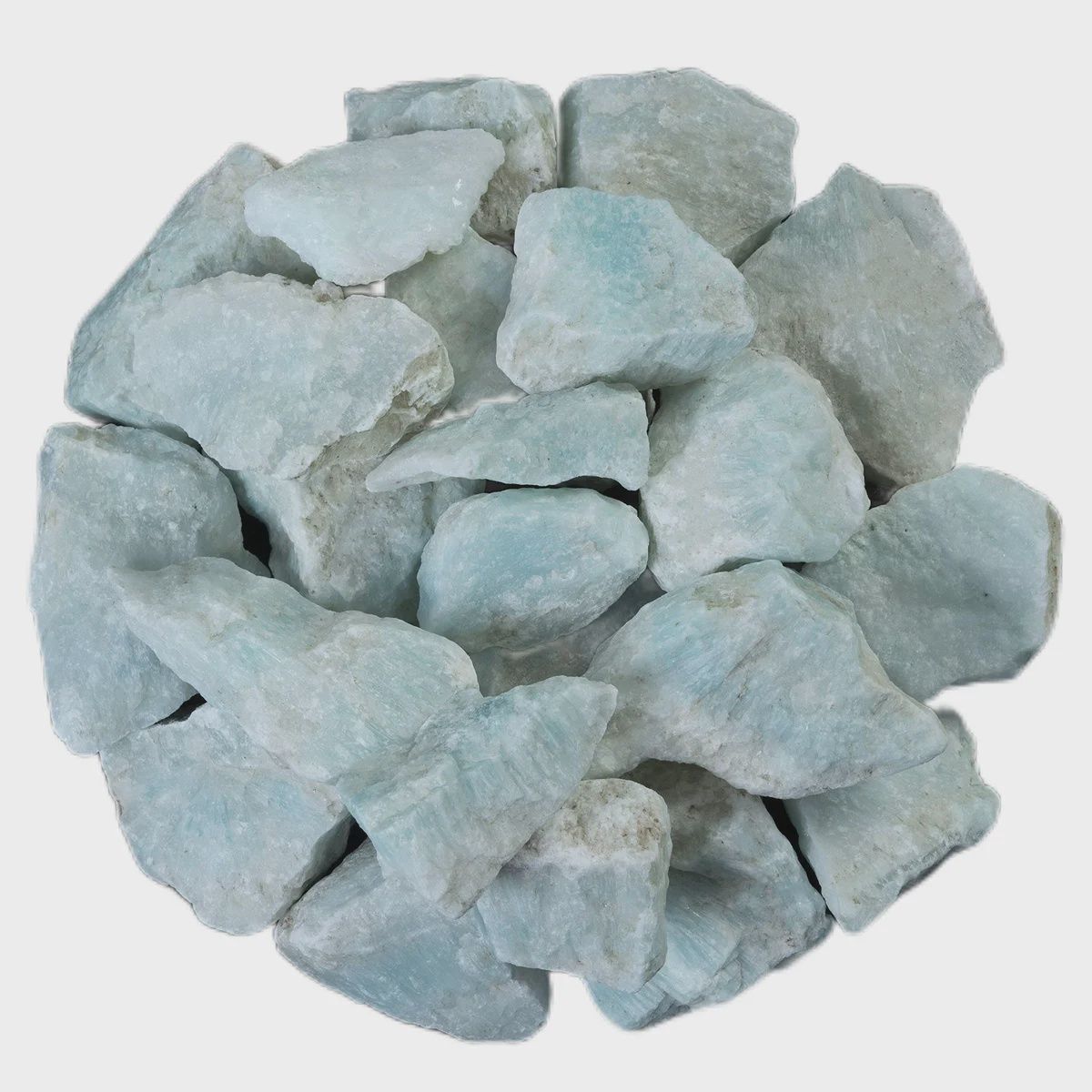 Crocon 1/2 LB Blue Aragonite Rough Stones and Crystals Bulk Raw Gemstone
