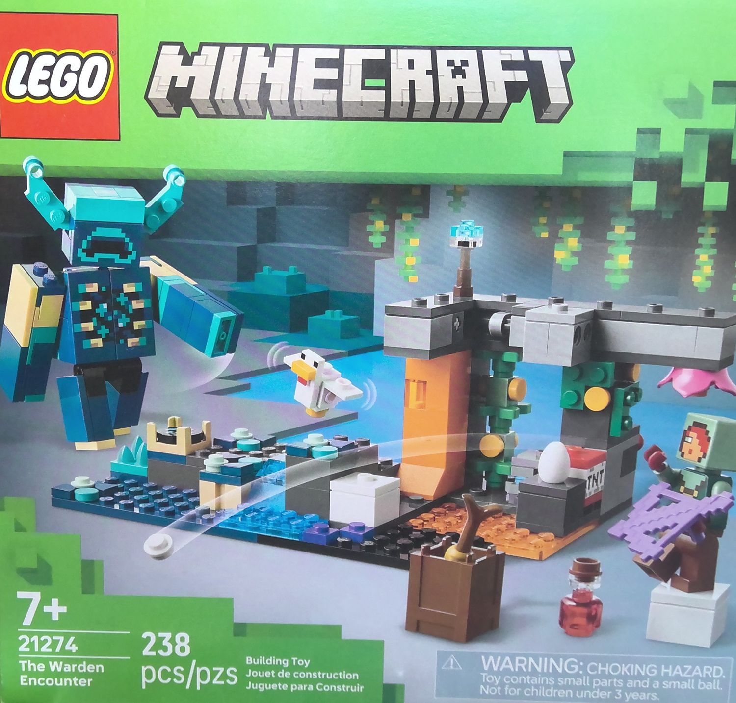 LEGO Minecraft The Warden Encounter Minecraft Lego Set # 21274 LEGO Minecraft The Warden Encounter Minecraft Lego Set # 21274