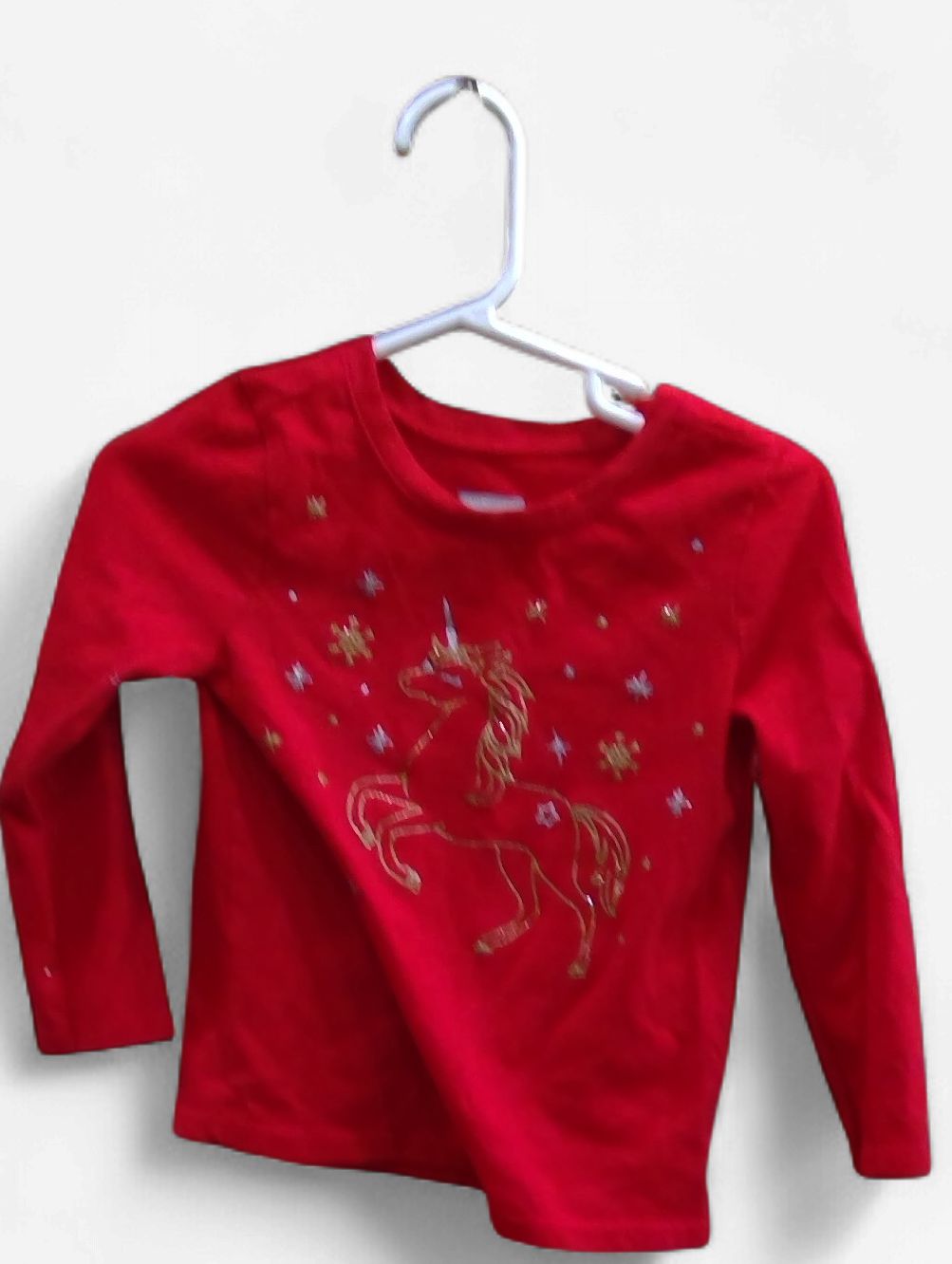 Garanimals Red Shirt With Gold Unicorn Size 2t Garanimals Red Shirt With Gold Unicorn Size 2t