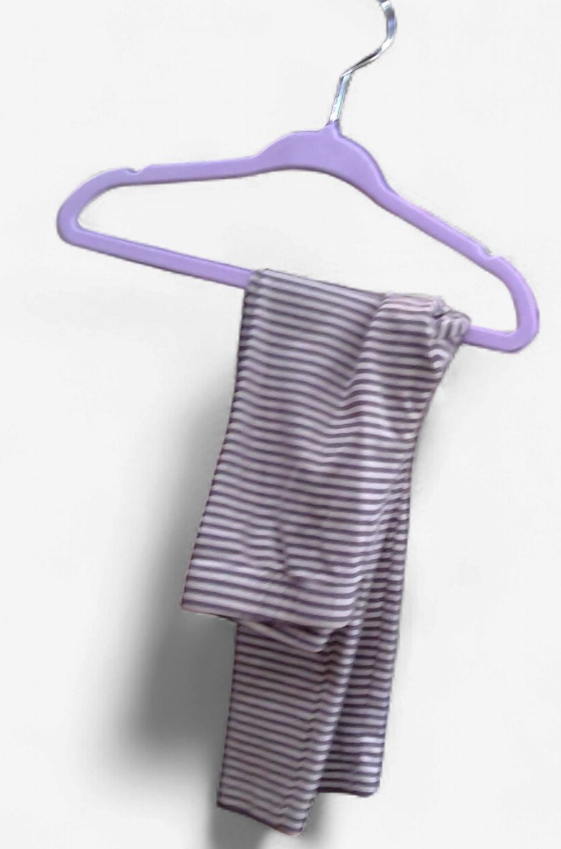 Girls  Gray Striped Pants Size 2t