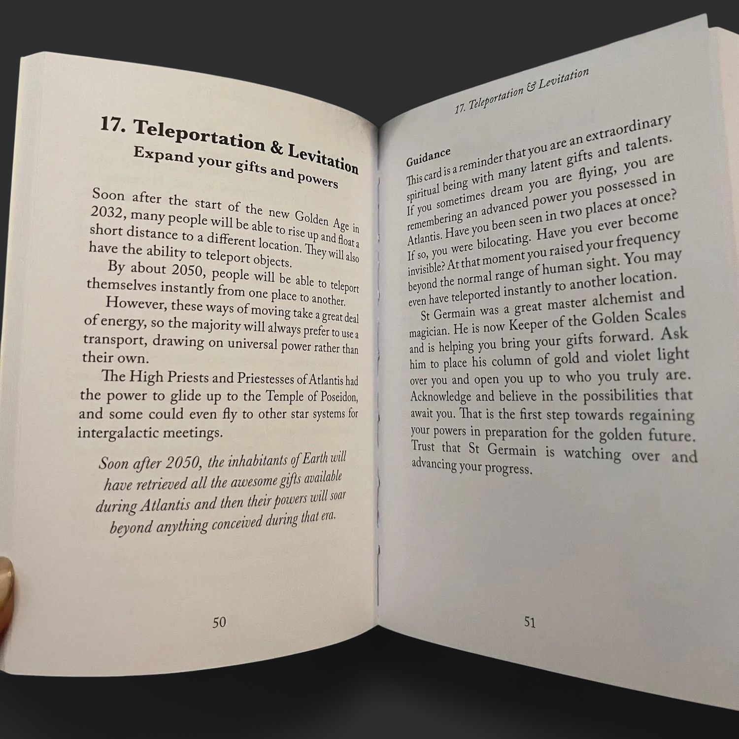 The Golden Future Oracle Card Deck with Physical Guidebook by Diana Cooper