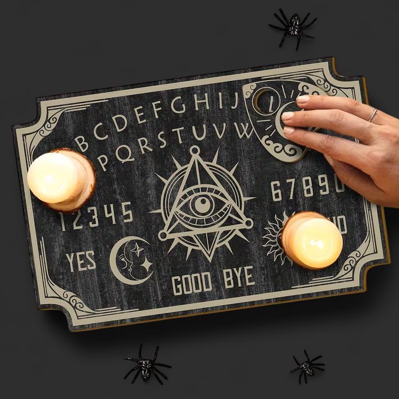 Handmade Wooden Witchcraft Ouija Board for Spiritual Communication