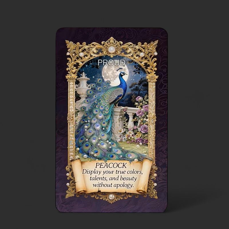 55-Card Animal Oracle Deck Suitable for Daily Readings, Meditation &amp; Divination - Animal Spirit Cards with Guidance for,, - Cardstock for Intuitive Practice &amp; Spiritual Development