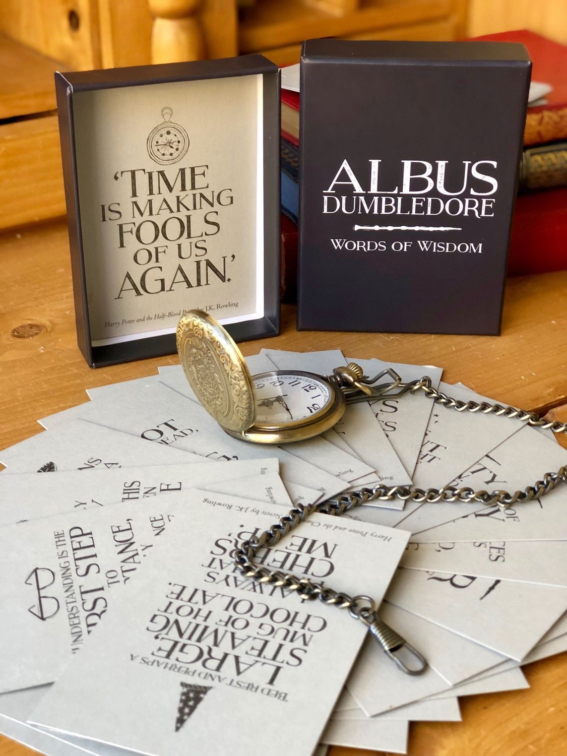 albus dumbledore words of wisdom cards