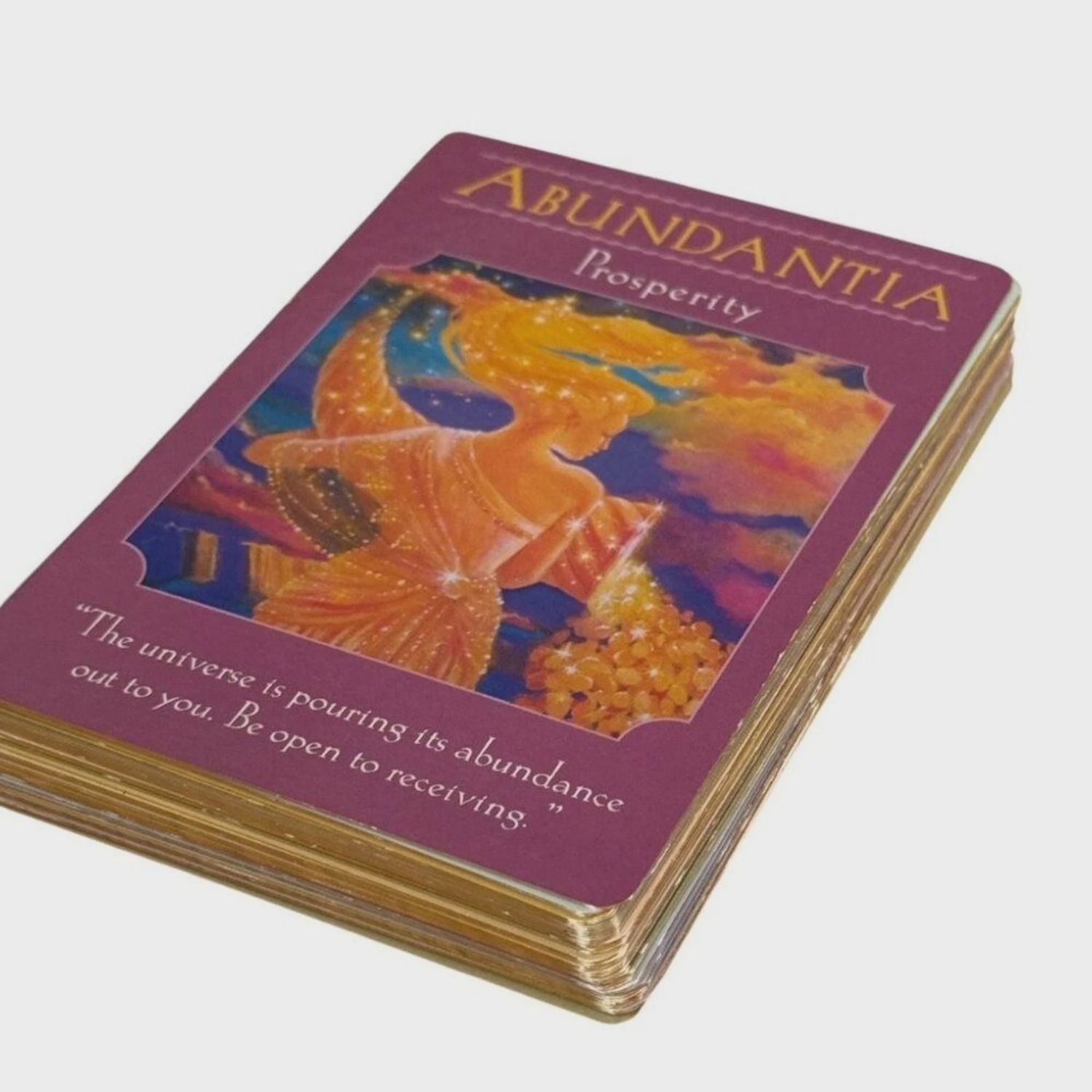 Goddess Guidance Oracle Cards Doreen Virtue OOP 44 Deck &amp; Book Gilded