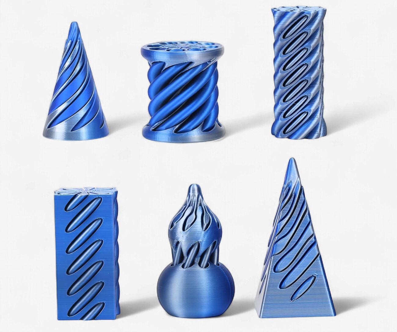 Impossible Cone, Spiral Cone Fidget Ornaments Impossible Pyramid Passthrough Office Ornaments, Spiral Cone Fidget