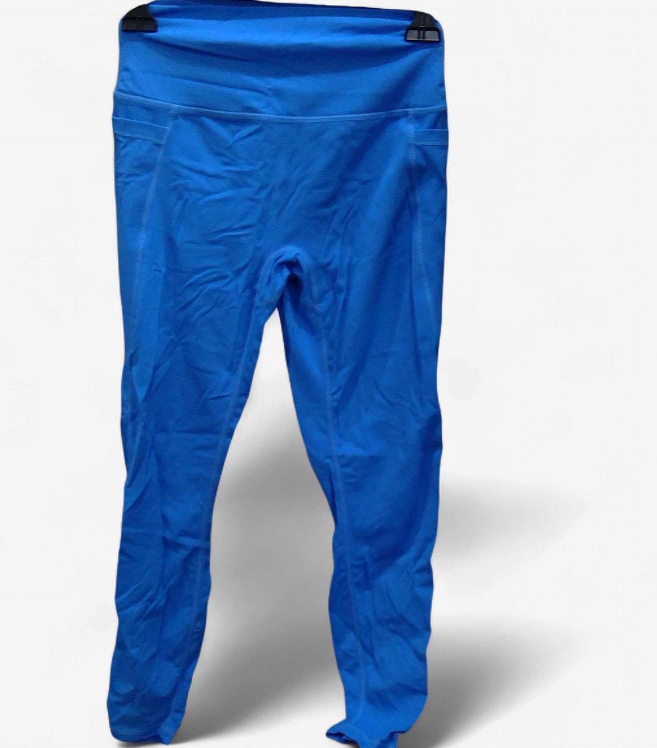 Blue Stretch Pants With Pocket On Side Size S