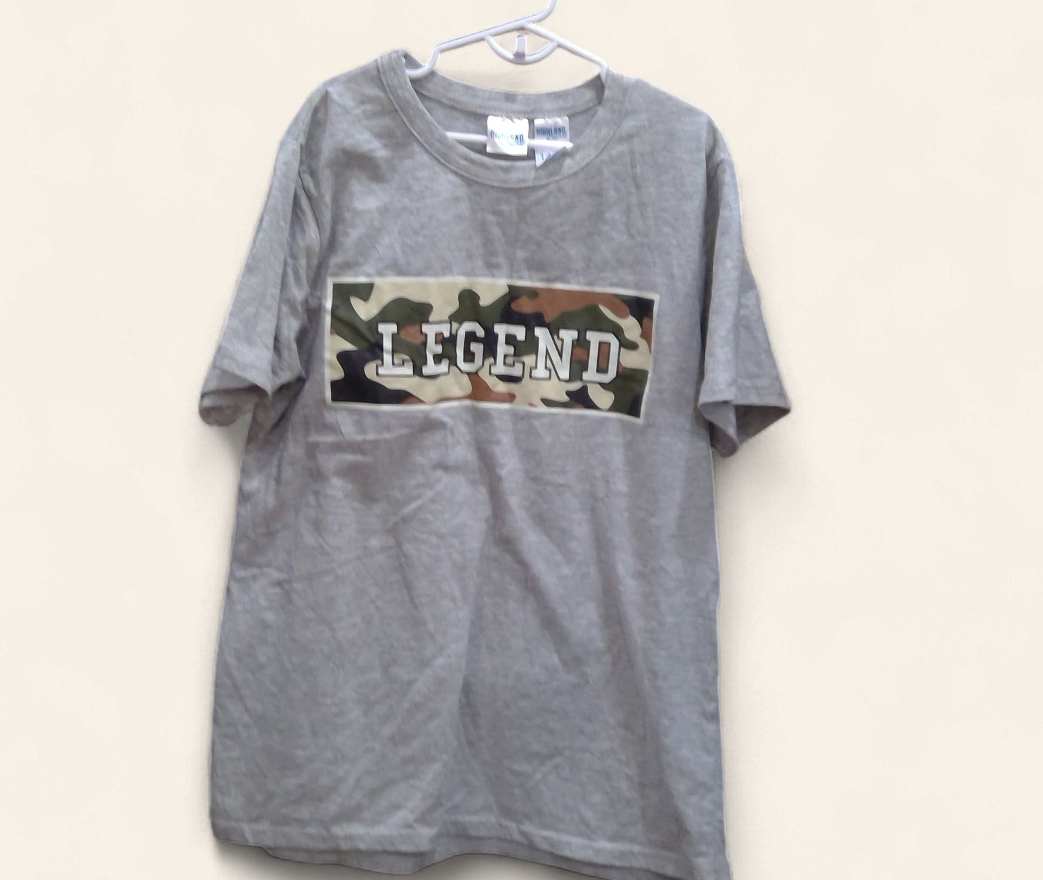Highland Originals Legend Gray Shirt Size 14/16 Highland Originals Legend Gray Shirt Size 14/16