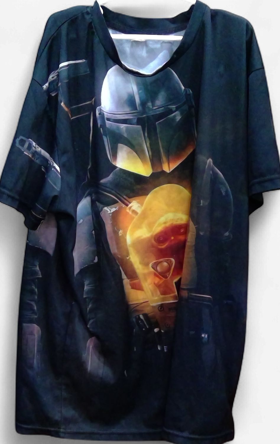 Star Wars Mandalorian Black Shirt Size L Star Wars Mandalorian Black Shirt Size L