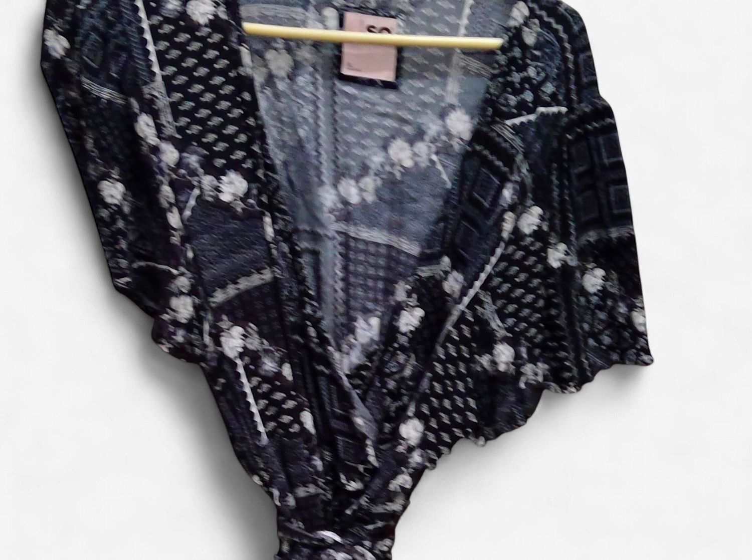 So Black And White Patterned Dress Size xl So Black And White Patterned Dress Size xl