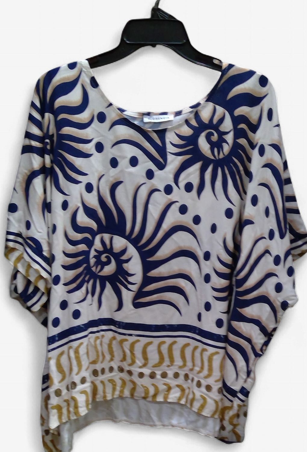 Florencia Sunburst Print Top Size l Florencia Sunburst Print Top Size l