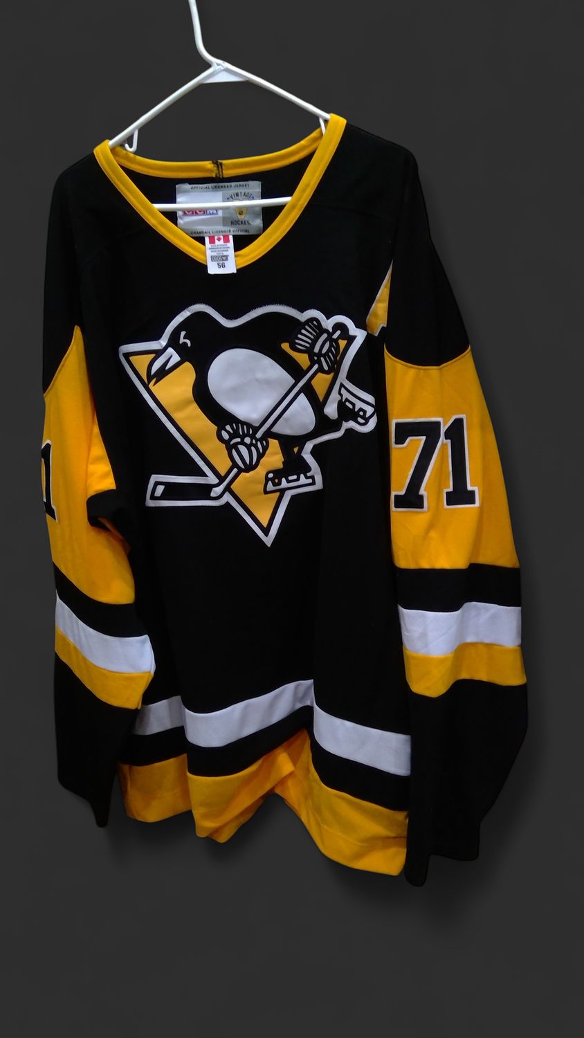 CCM Pittsburgh Penguins # 71  Jersey Vintage Size 56 Mens