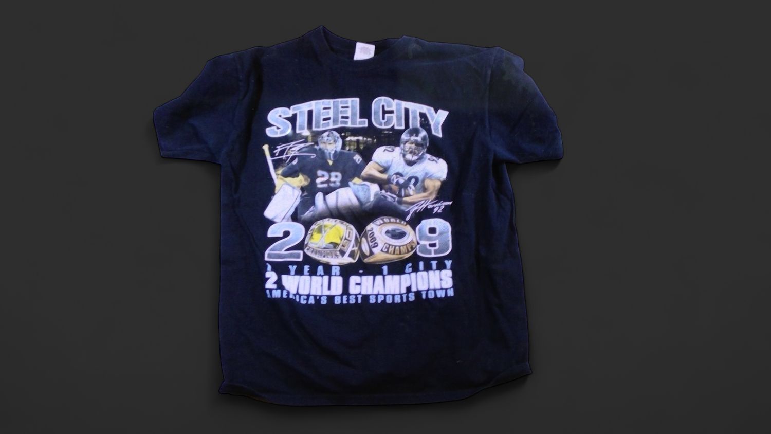 Steel City 2009  Black Gilden size XL Champ Shirt