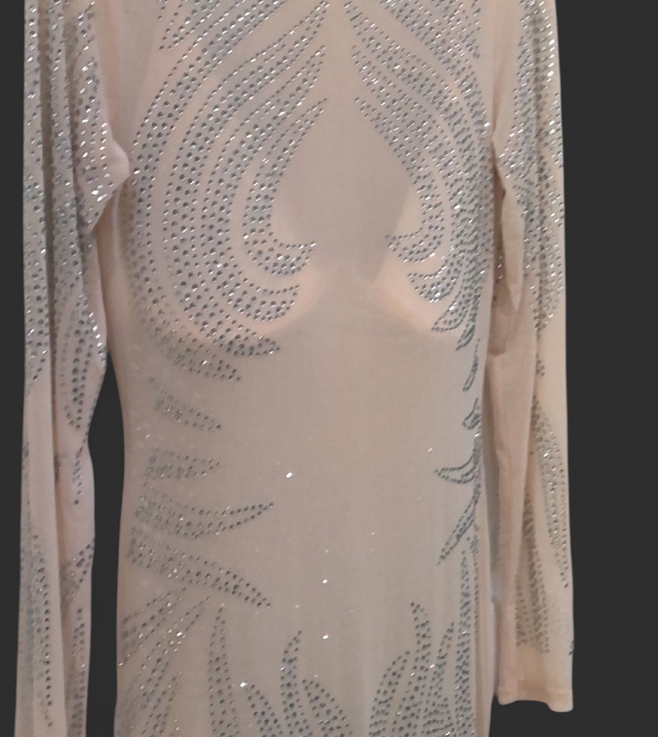 Nude Elegant Dress size med