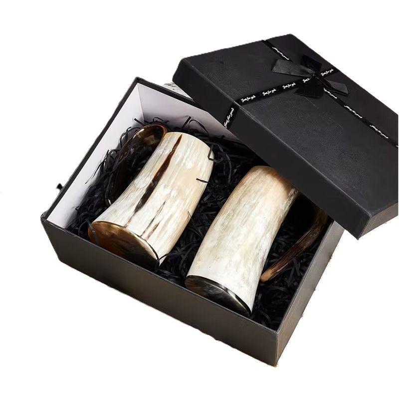 Drinking Horn Mug Set