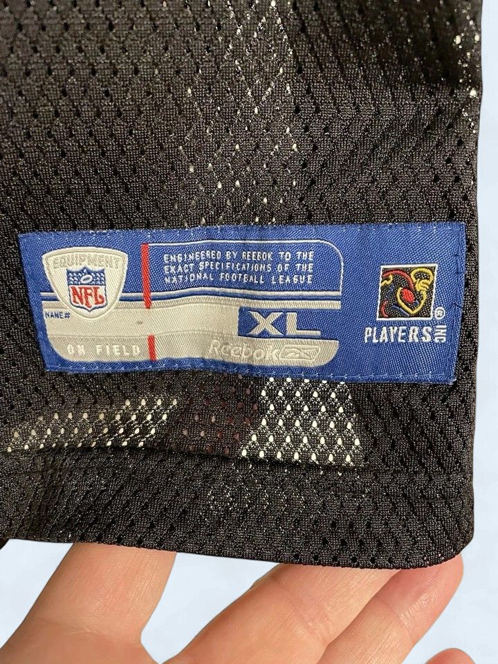 Reebok Pittsburgh Steelers Jersey Black Number 7 NFL Apparel XL