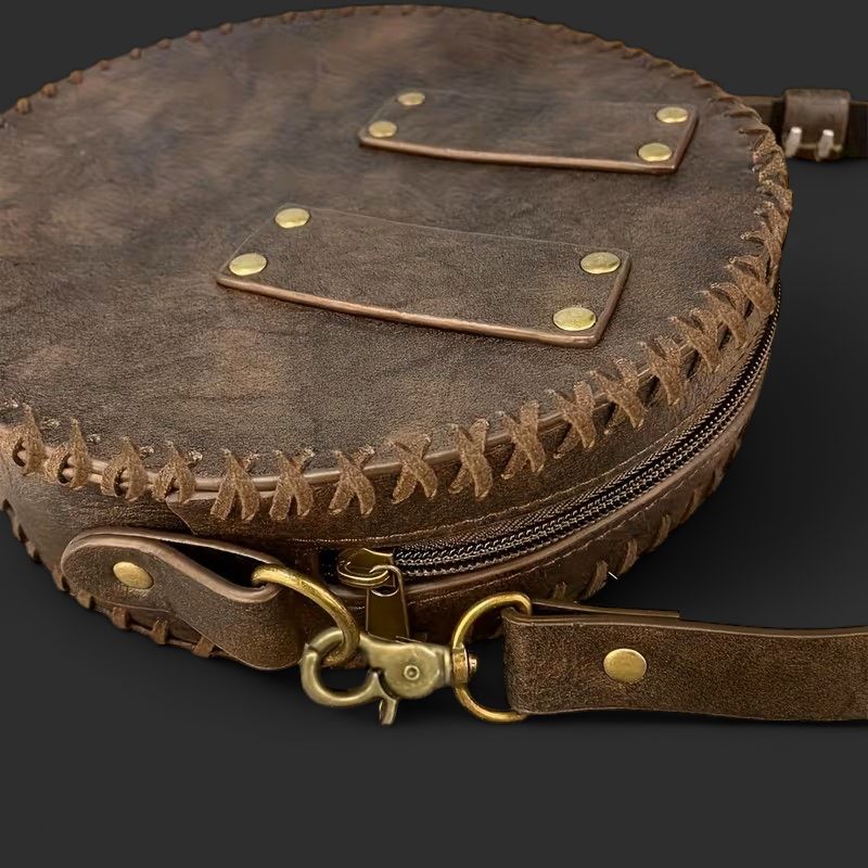 Nordic Embossed PU Leather Crossbody Bag,