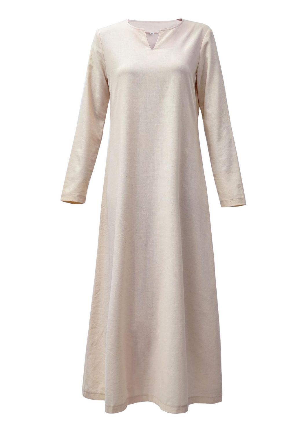 PROCOS Women's Medieval Underdress Linen Tunic Dress - 3XL
