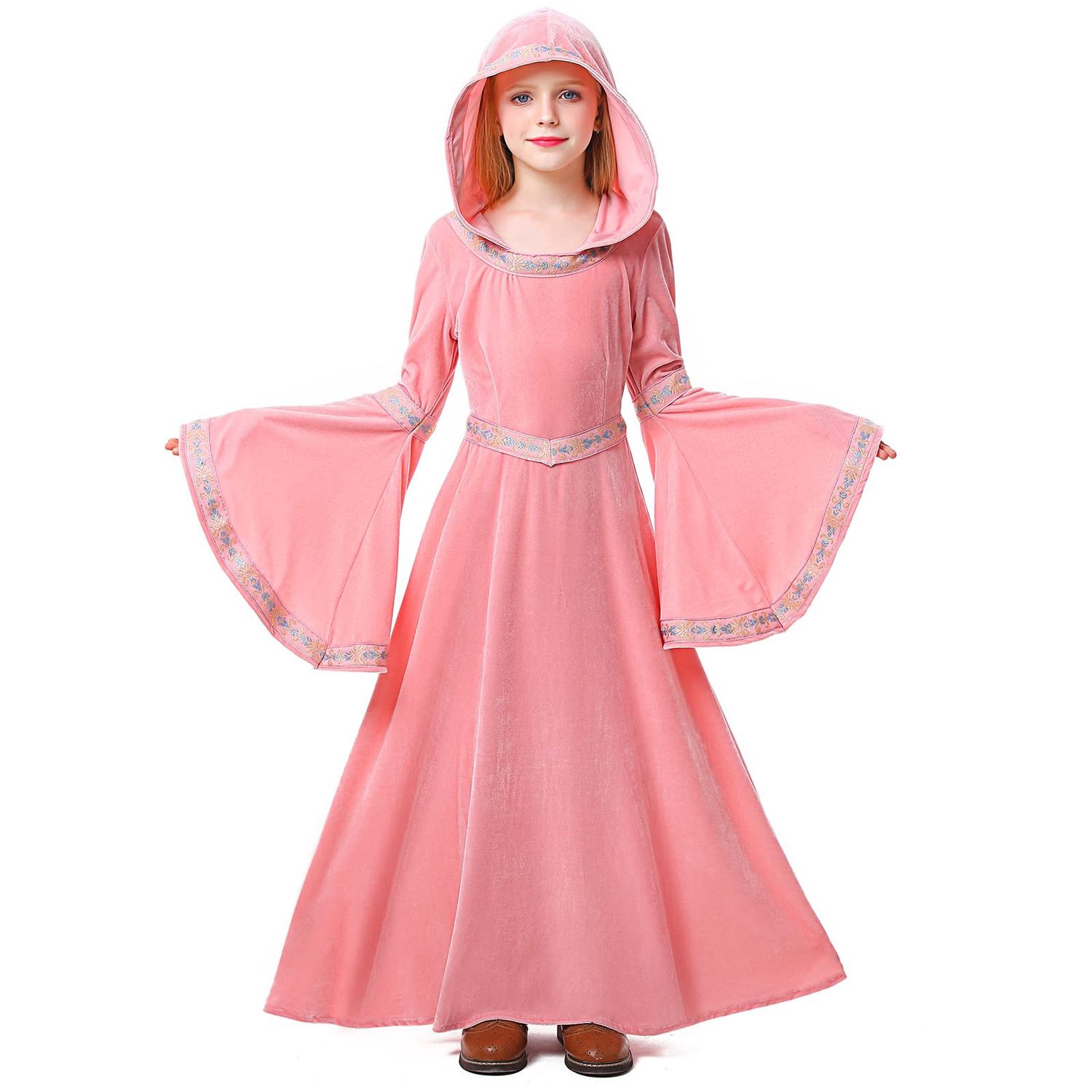 Girls Medieval Dress Renaissance Cosplay Costume - Large