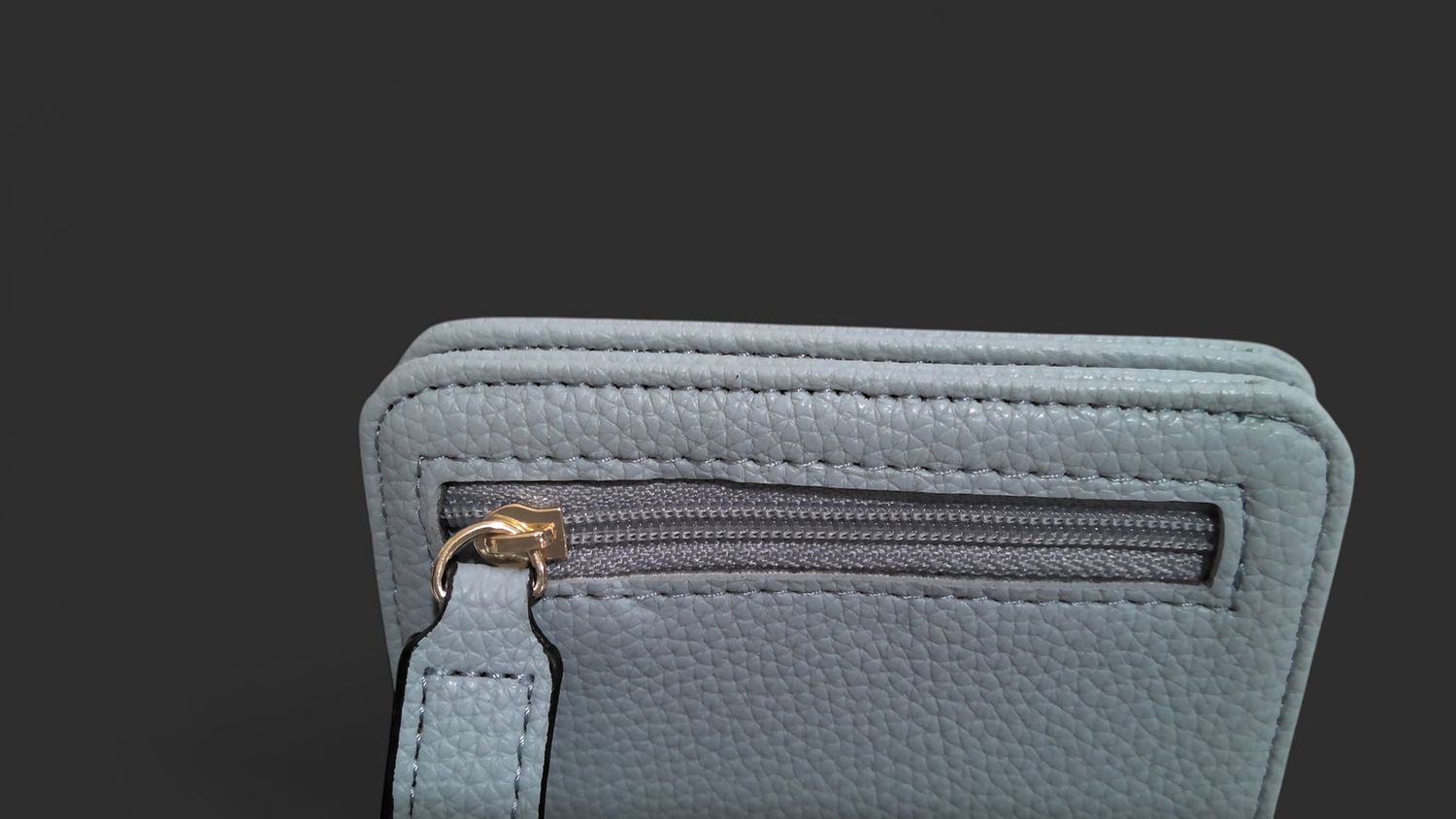Walle RFID Blocking Small Bifold Wallet  Light blue