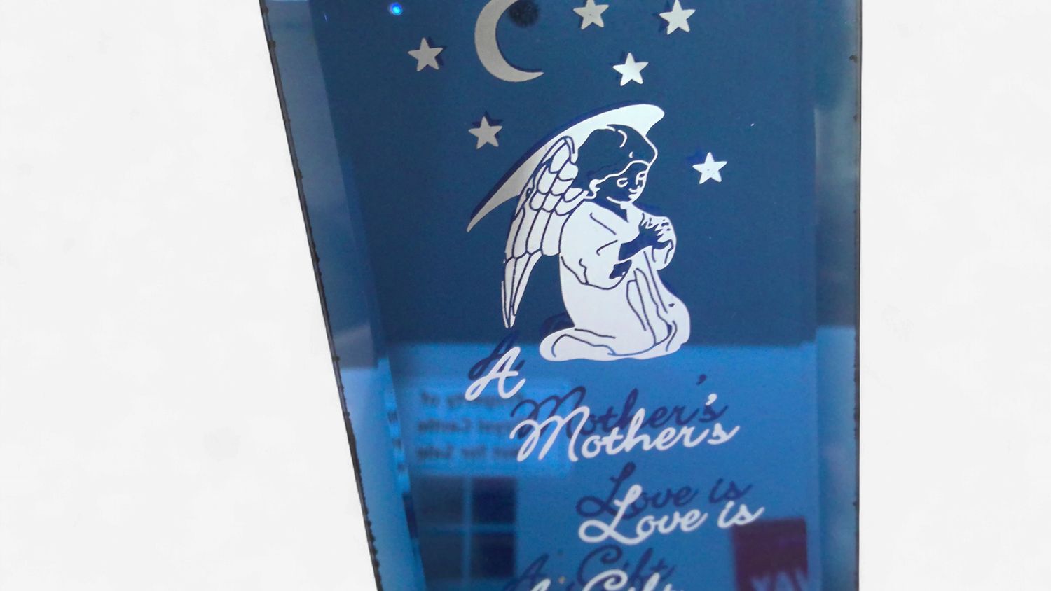 Blue Mothers Sign Amothers Love Is A Gift From Angels