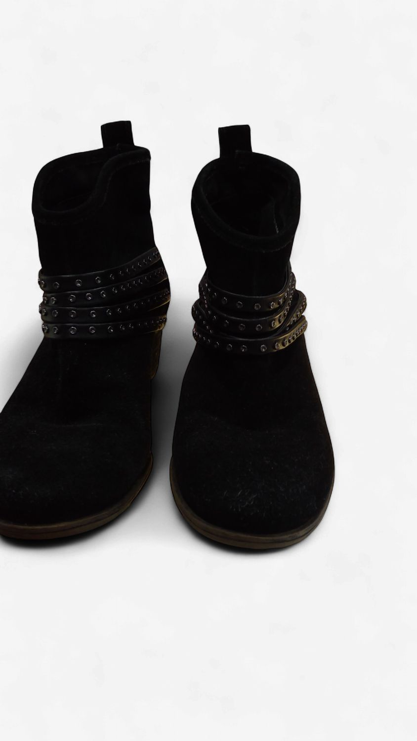 Jessica Simpson Black Boots  With Beaded Studs Size 8