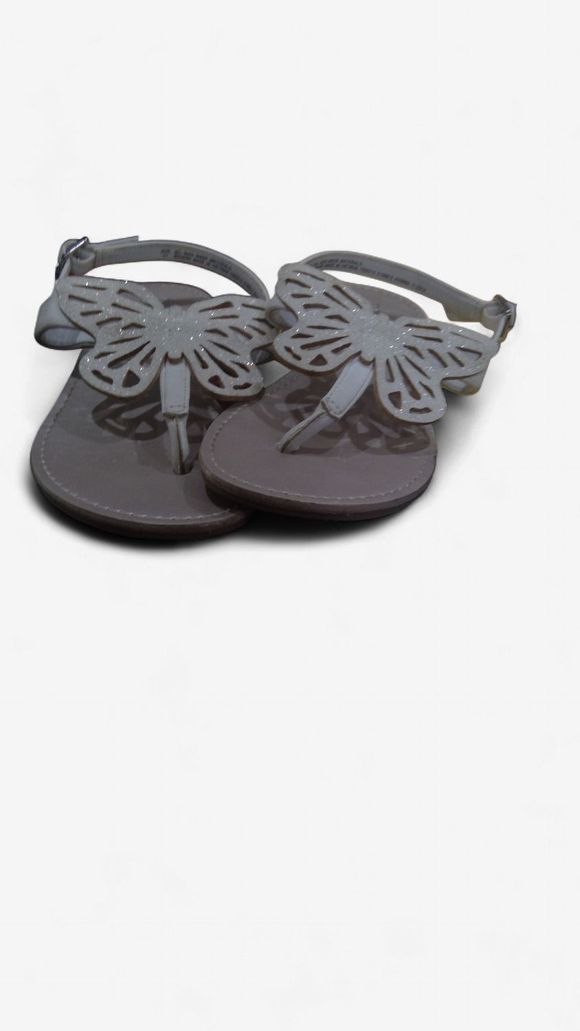 Childrens Place Glitter Butterfly T Strap  Size 11