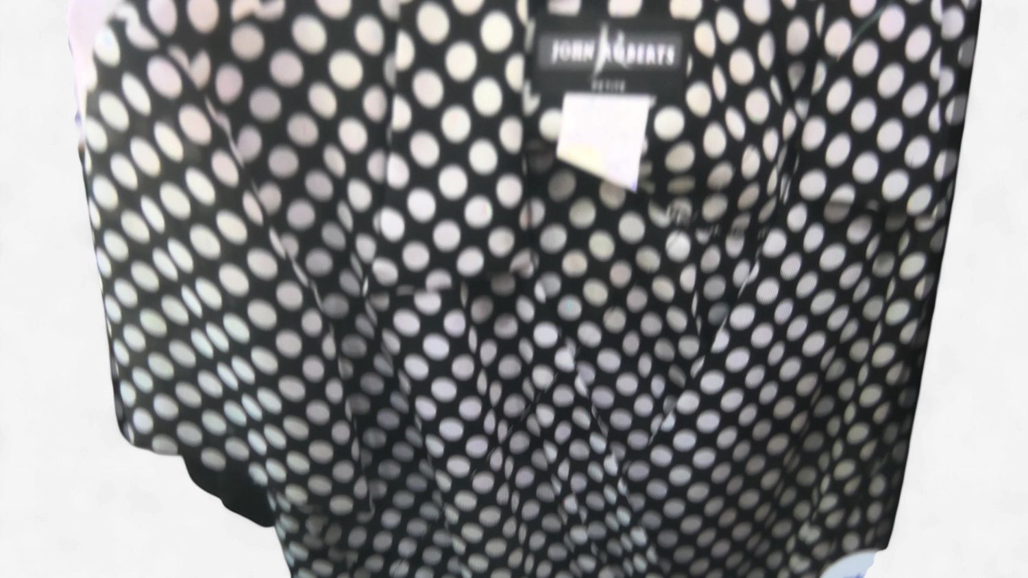 John Roberts Polka Dot Blouse Size p