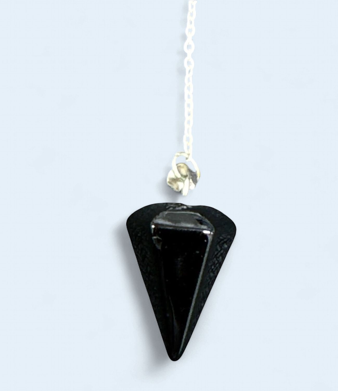 Black Obsidian Crystal Pendulum