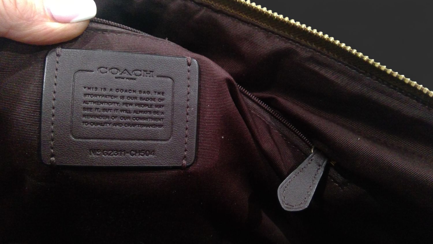 Coach Purse Purple