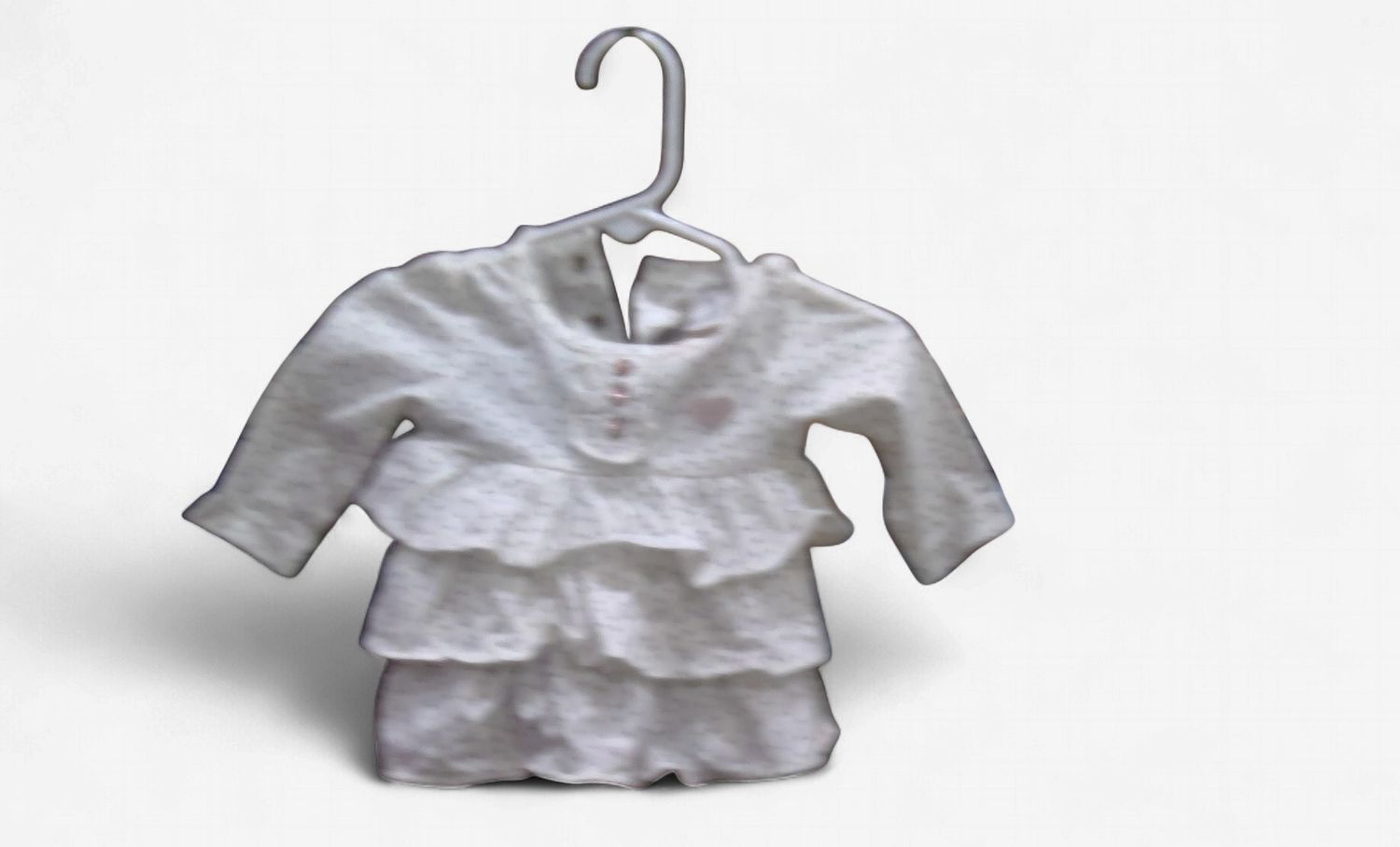New Carters 2 Piece White Black  Dots Size 3mo