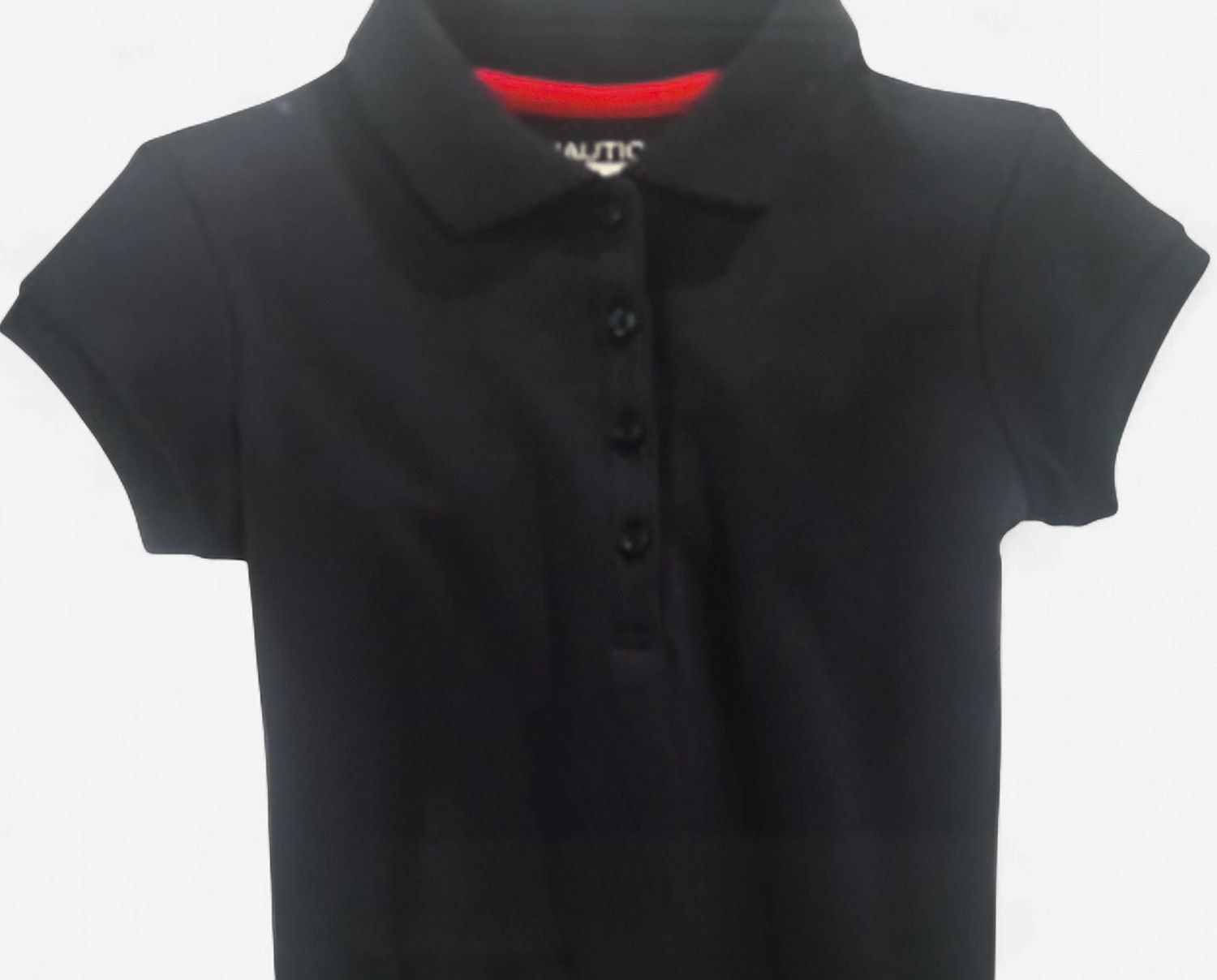 Nautica Navy Girls School Polo Shirt Size S