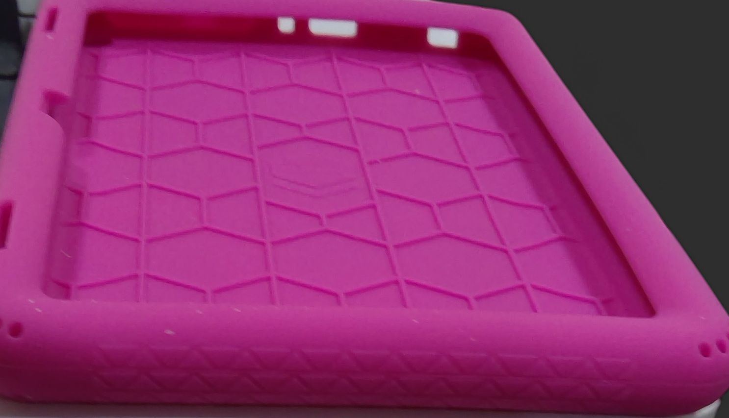 Kid Proof Foam Bumper Tablet Case In Hot Pink